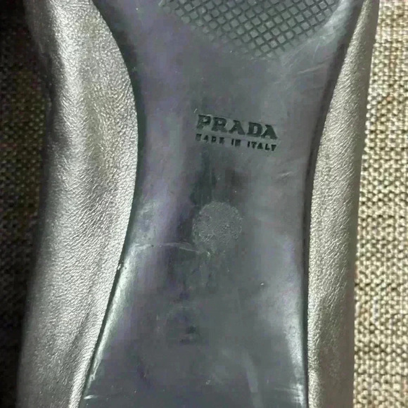 PRADA LINEA ROSSA SQUARE TOE HEEL Shoes Size EU 38 - Picture 4 of 7